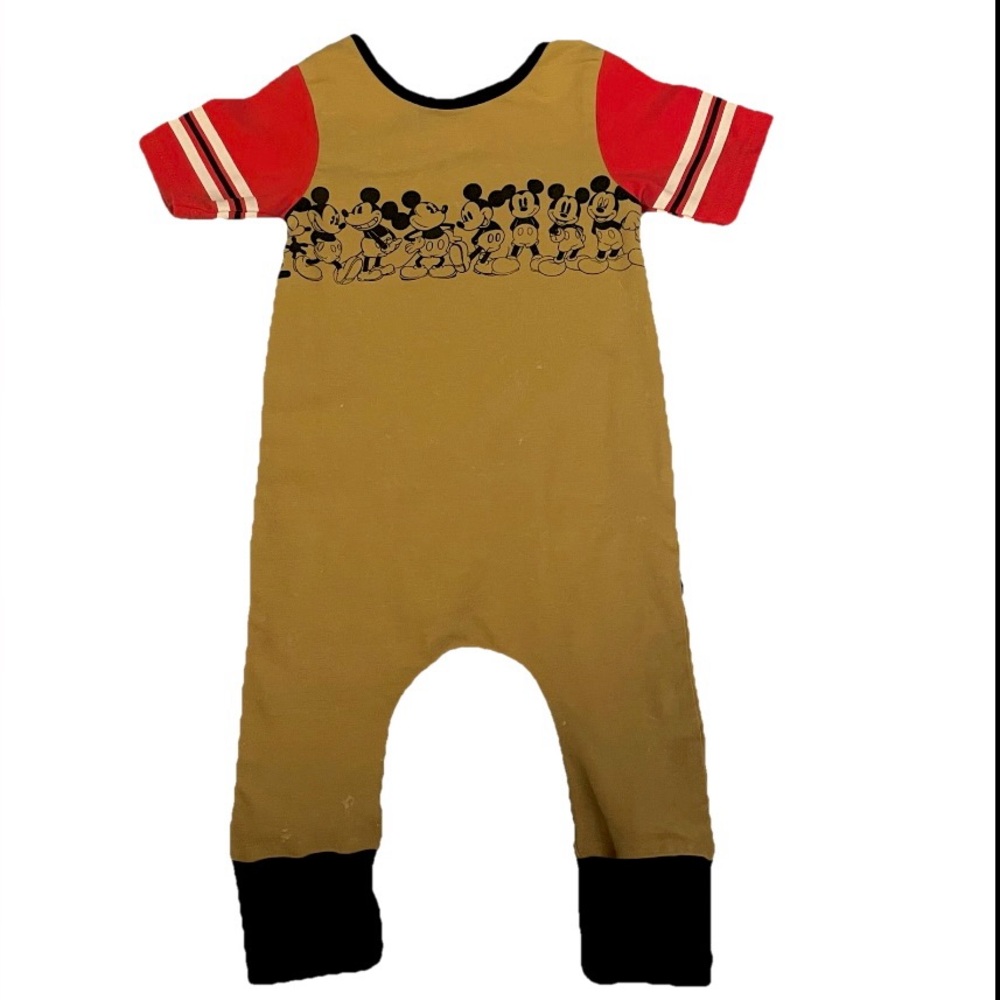 Rags to Raches romper 3-6 Months Disney Mickey Mouse